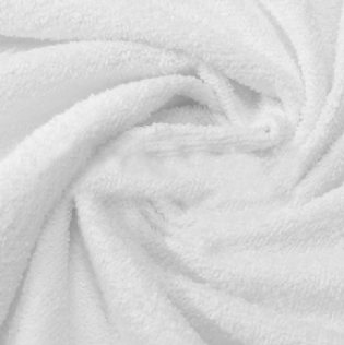TECIDO ATOALHADO FELPA DOHLER AVELUDADA BRANCA