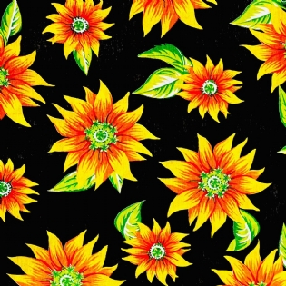 TECIDO CHITA REPS FLORES GRANDES PARA FESTA JUNINA