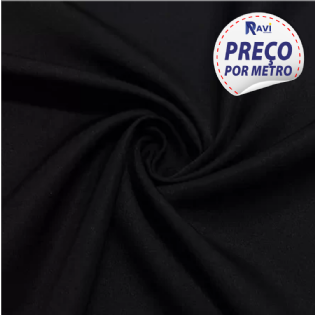 MICROFIBRA PESADA - GABARDINE ADAR PRETO V990 - IMPORTADOS