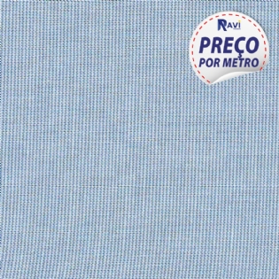 TECIDO TRICOLINE LISTRADA CAMISARIA (POLIESTER/ALGODÃO) DOPTEX LONDON AZUL D1674 V004-1428