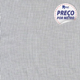 TECIDO TRICOLINE LISTRADA CAMISARIA (POLIESTER/ALGODÃO) DOPTEX LONDON CINZA MÉDIO D1674 V004-9209
