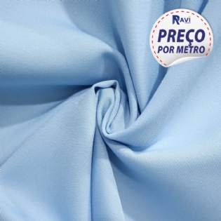 GABARDINE PREMIUM - MICROFIBRA PESADA FOCUS BLUE UNI (AZUL BEBÊ) V518306 - IMPORTADOS