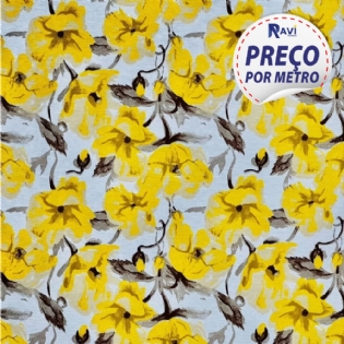 BLOCKACQUA IMPERMEAVEL ACQUAMENE FLOR FLORAL AMARELO 6450 4