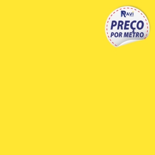 TECIDO TRICOLINE LISA 100% ALGODÃO AMARELO V366