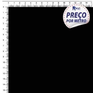 TECIDO TRICOLINE LISA 100% ALGODÃO PRETO V900