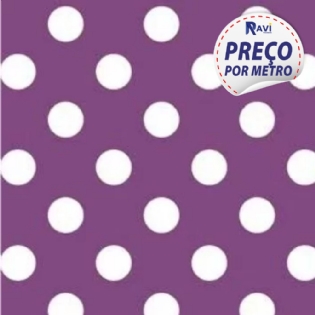 TRICOLINE ESTAMPADA MISTA POA G ROXO D1290