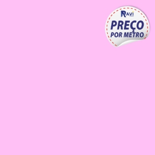 TECIDO TRICOLINE LISA 100% ALGODÃO ROSA BEBÊ V384