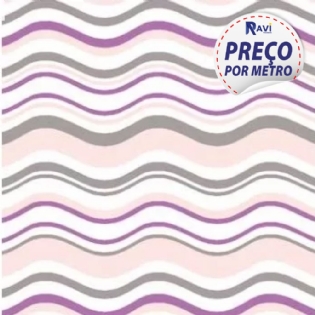 TRICOLINE ESTAMPADA MISTA VALMOR PINK D3071