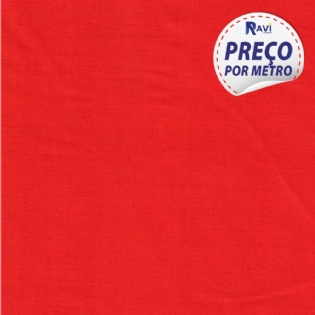 TECIDO TRICOLINE LISA COFIL MISTA VERMELHO VVM5004