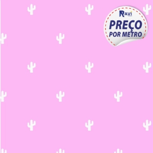 TRICOLINE ESTAMPADA MISTA CACTOS D1568