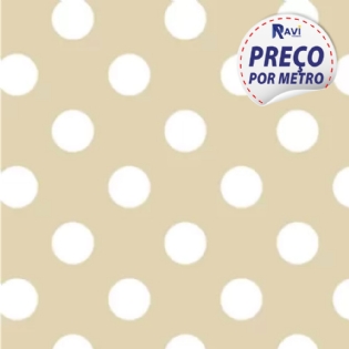 TRICOLINE ESTAMPADA MISTA POA G BEGE D1290