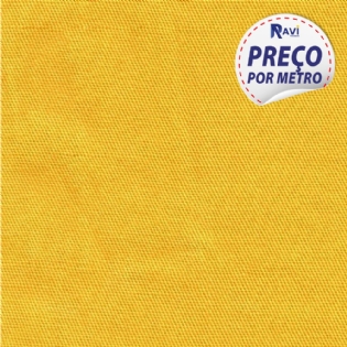 BRIM (SARJA) CONSTÂNCIO PESADO MODA AMARELO CANÁRIO V1143