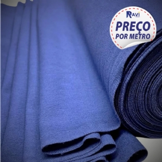 TECIDO SACARIA PANO DE COPA COLORIDO OBER AZUL MARINHO