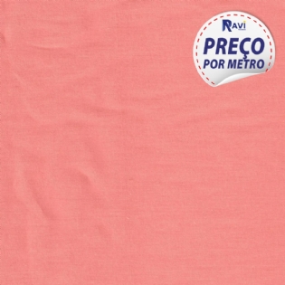 PERCAL 200 FIOS CORAL V2638