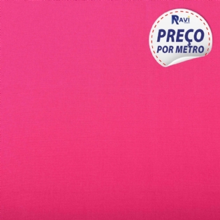 TECIDO TRICOLINE LISA 100% ALGODÃO PINK V363
