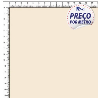 TECIDO TRICOLINE LISA 100% ALGODÃO BEGE V240