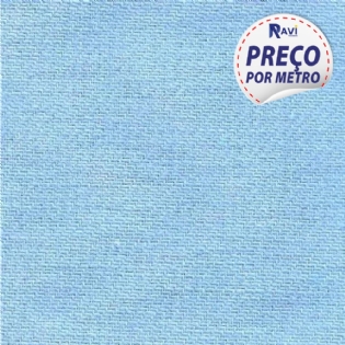TECIDO FLANELA INFANTIL LISA AZUL - 80CM LARGURA