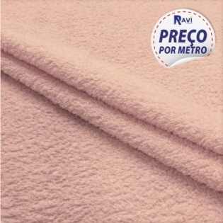 TECIDO ATOALHADO FELPA SALMÃO V030