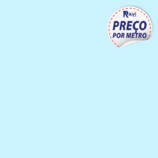 TECIDO TRICOLINE LISA 100% ALGODÃO AZUL BEBÊ V385