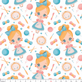 1 TECIDO TRICOLINE ESTAMPADA COLEÇÃO NOVA ORIGEM 100% ALGODÃO D8096 V01