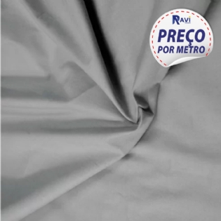 PERCAL 230 FIOS CINZA FLOCOS V903