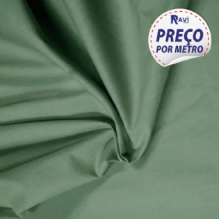 PERCAL 230 FIOS VERDE ESMERALDA V662