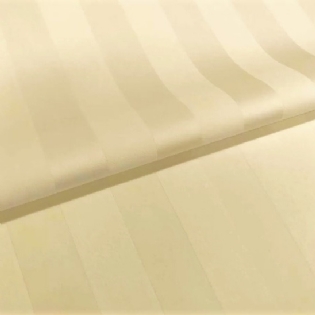 PERCAL 400 FIOS LISTRADO 100% ALGODÃO CREME OFF WHITE 2,80 M LARGURA