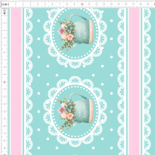 0 TECIDO TRICOLINE ESTAMPADA 100% ALGODÃO NOVA COLEÇÃO/24 PÁSCOA D9050 V22