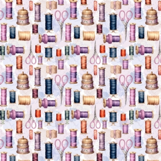 TECIDO TRICOLINE ESTAMPADA COLEÇÃO AFETOS 2024 100% ALGODÃO D9050 V125