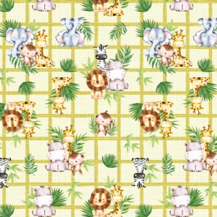 TECIDO TRICOLINE ESTAMPADA COLEÇÃO AFETOS 100% ALGODÃO D9050 V149