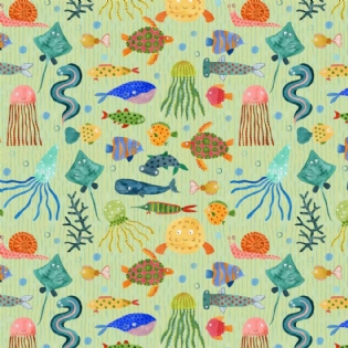 TECIDO TRICOLINE ESTAMPADA COLEÇÃO AFETOS 2024 100% ALGODÃO D9050 V159