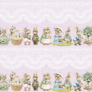 0 TECIDO TRICOLINE ESTAMPADA 100% ALGODÃO NOVA COLEÇÃO/25 PÁSCOA D9050 V170