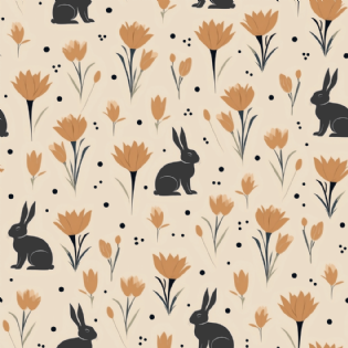 0 TECIDO TRICOLINE ESTAMPADA 100% ALGODÃO NOVA COLEÇÃO/25 PÁSCOA D9050 V185