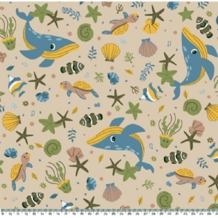 TECIDO TRICOLINE ESTAMPADA COLEÇÃO NOVA 100% ALGODÃO RIMATEX D1618 V4