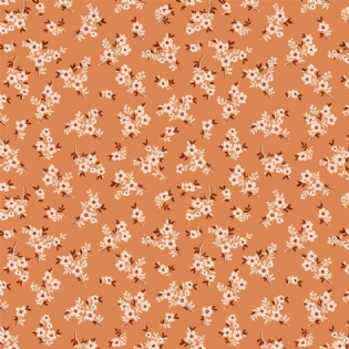 0 TECIDO TRICOLINE ESTAMPADA COLEÇÃO NOVA SINTONIA 100% ALGODÃO FLORAL D4118 V005