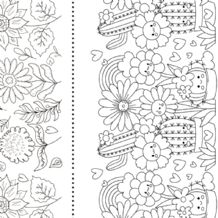 1 TECIDO TRICOLINE ESTAMPADA 100% ALGODÃO COLEÇÃO HANDMADE D9050 V342