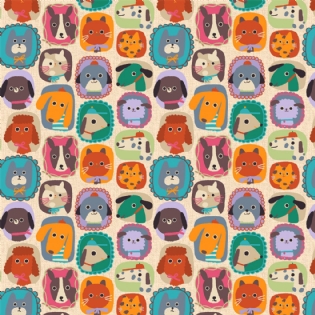 1 TECIDO TRICOLINE ESTAMPADA 100% ALGODÃO COLEÇÃO HANDMADE D9050 V339