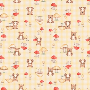 1 TECIDO TRICOLINE ESTAMPADA 100% ALGODÃO COLEÇÃO HANDMADE D9050 V330