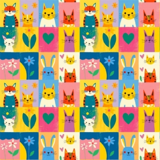 1 TECIDO TRICOLINE ESTAMPADA 100% ALGODÃO COLEÇÃO HANDMADE D9050 V323