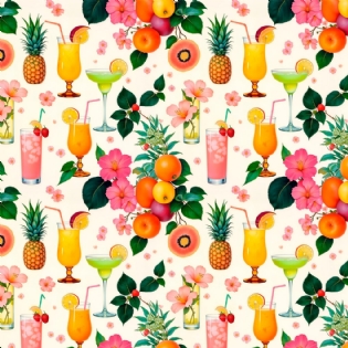 1 TECIDO TRICOLINE ESTAMPADA 100% ALGODÃO COLEÇÃO HANDMADE D9050 V315