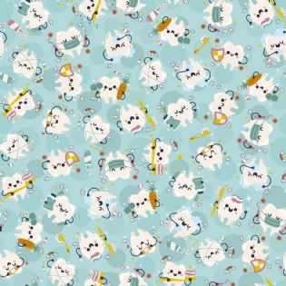 00 TECIDO TRICOLINE ESTAMPADA 100% ALGODÃO COLEÇÃO NOVA PROFISSOES D9050 V387