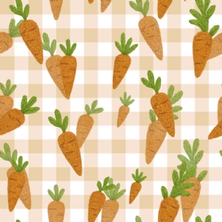 00 TECIDO TRICOLINE ESTAMPADA 100% ALGODÃO COLEÇÃO ENCANTOS DE PASCOA D9050 V365