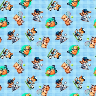 00 TECIDO TRICOLINE ESTAMPADA 100% ALGODÃO NOVA COLEÇÃO PEQUENOS CRIATIVOS D9050 V353