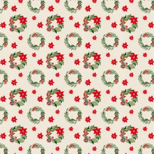 0 TECIDO TRICOLINE ESTAMPADA 100% ALGODÃO COLEÇÃO HISTÓRIAS DE NATAL D6219 V001